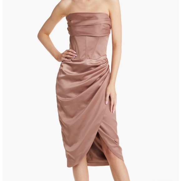 jamila corset dress bardot Bardot